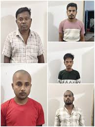 मगरलोड पुलिस की छापेमारी: जुआ खेलते पकड़े गए 5 युवक, ₹2.24 लाख जब्त