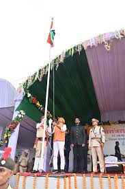 स्वतंत्रता दिवस समारोह में विधायक अजय चंद्राकर द्वारा ध्वजारोहण