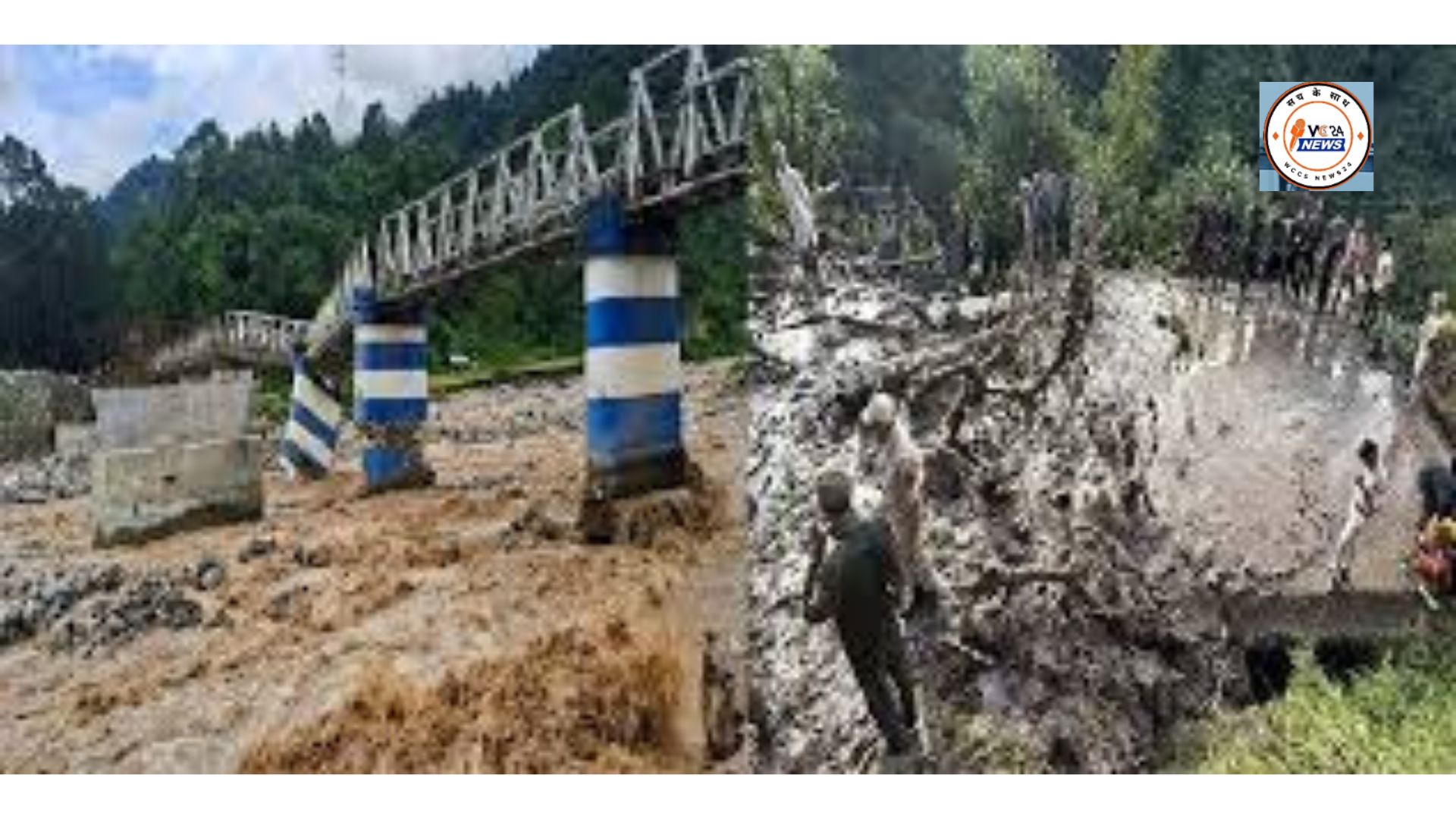 भारत-नेपाली क्षेत्रों में भारी बाढ़ और भूस्खलन — 70 से अधिक की मौत