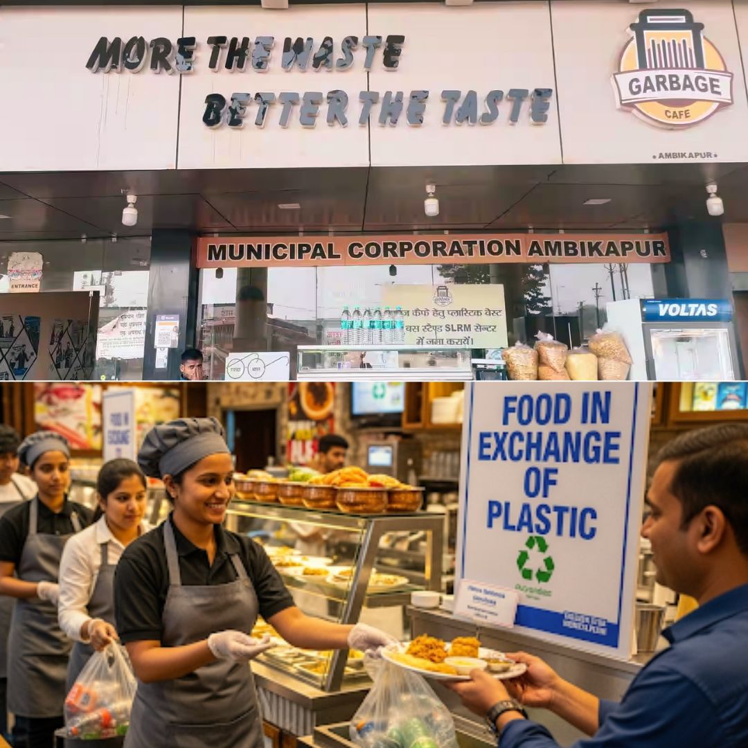 अंबिकापुर का ‘गार्बेज कैफे’ बना मिसाल — प्रधानमंत्री नरेंद्र मोदी ने की सराहना