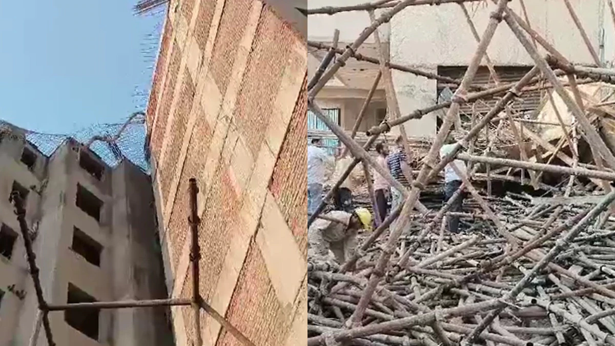 रायपुर में निर्माणाधीन ढांचा गिरा: 12 मजदूर घायल, 2 की हालत गंभीर