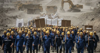 श्रम यूनियनों का विरोध और हड़ताल का असर